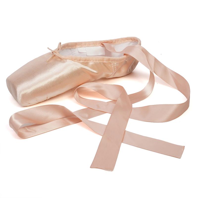 Женские балетные танцевальные туфли с профессиональным носком, розовые балетные пуанты