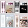 24Pcs Full Cover Solid Color Fake Nails Wearable Press-on Nails  Women