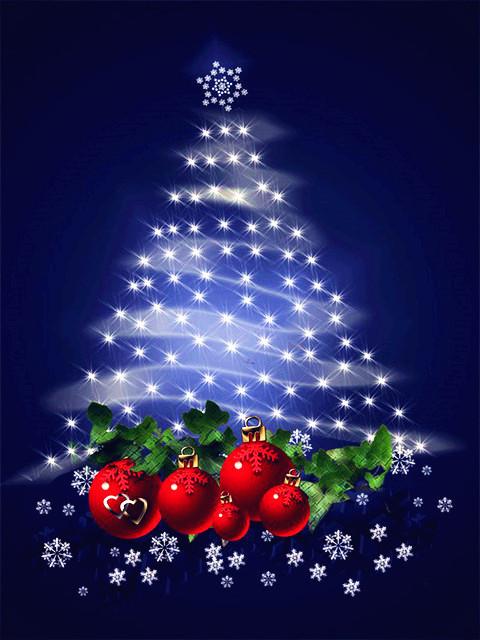 Diy 5d полная алмазная живопись вышивка квадратная круглая дрель Рождественская елка колокольчик мозаичная мебель украшение ручной работы подарок для хобби