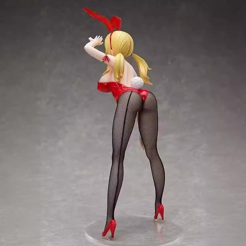 Потрясающая фигурка Fairy Tail Люси в костюме кролика Dx-8 из ПВХ, коллекционная модель, экспонат