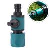 Garden Hose Shut Off Valve, Quick In-Line Tap Connector for Watering & Irrigation System