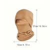 Winter Fleece Hat and Scarf Set Thermal Head Cover Warm Balaclava Face Mask Neck Warmer Sport Cycling Ski Scarf Hat