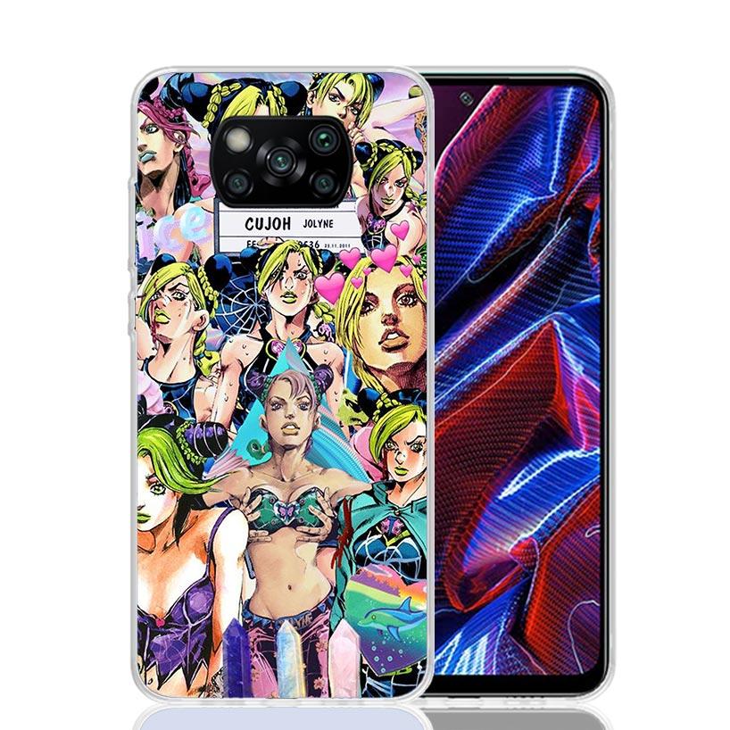 Чехол для телефона JoJo's Bizarre Adventure Джолин Куджо Для Xiaomi Poco X7 X6 X5 Pro F7 Ultra Redmi 15C 15 13 13C 12 12C 10 10A 10C 9 9A