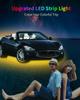 DUOFU365 LED Tape Light, Car LED Tape, Footlight, Interior, Boat,