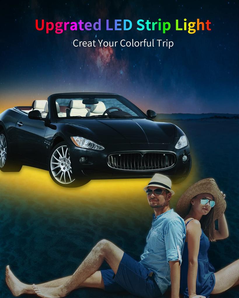 DUOFU365 LED Tape Light, Car LED Tape, Footlight, Interior, Boat,