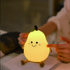 Pear Night Light, Kids Bedroom , Rechargeable, As Decoration, Fruit Shaped , Creative Gift