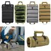 Rolled Pliers Wrench Bag Multi-Pocket Multi-Purpose Roll Up Tool Bag Oxford Cloth Hanging Electrician Tool Bag Car First Aid Kit