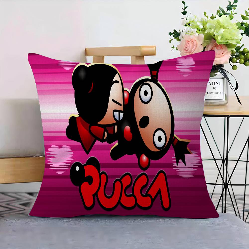 Маленькая мультяшная наволочка P-Pucca Подушка Декоративная подушка для дивана Домашний декор Наволочка