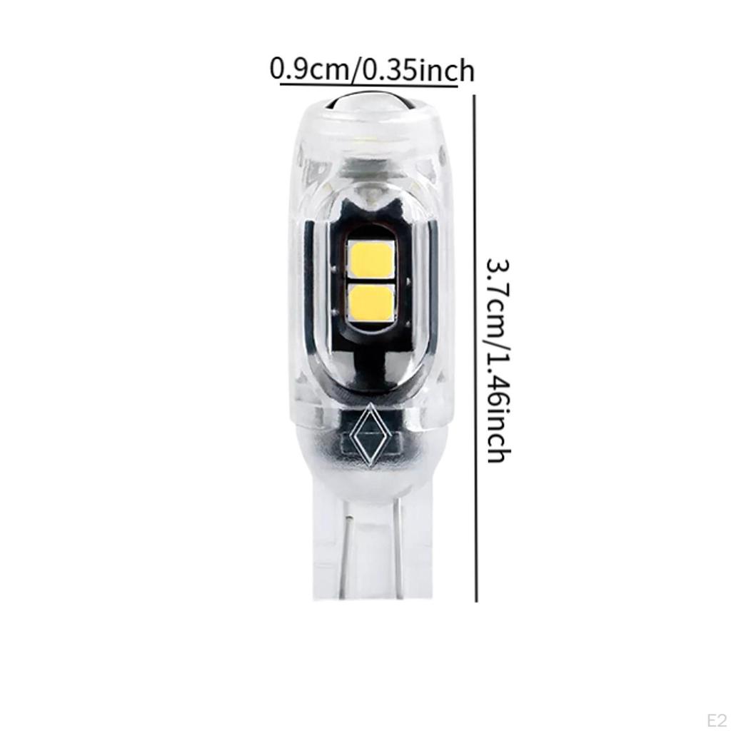 LED Bulb for Car Light DC 12V Practical Parts Wedge Replacement Auto