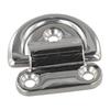 Folding Pad Eye D Ring Silver Replacement Accessories Versatile Tie Down Ring