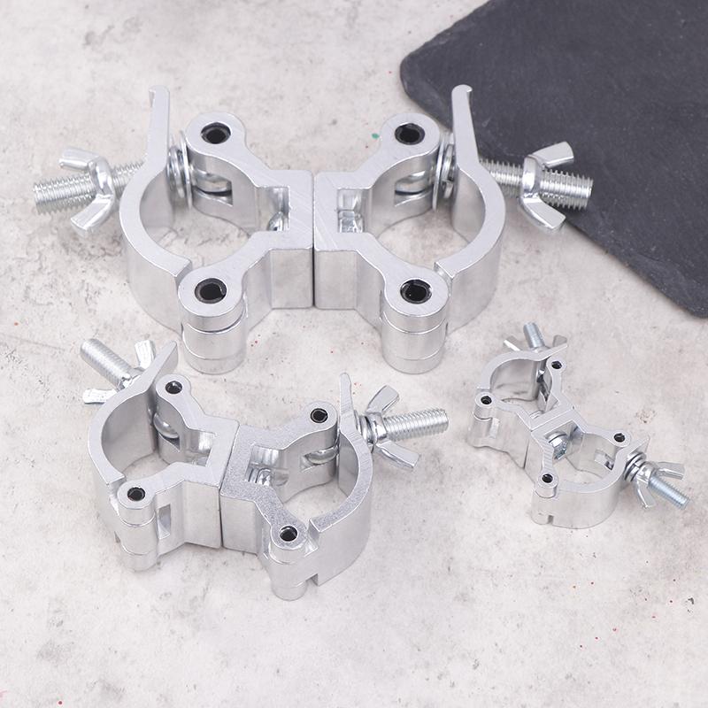 Aluminum Alloy Double Ring Buckle Stage Lights Clamp Clip Bracket 18-21Mm 38-52Mm Light Clamps Quick Release Lamp Hanger Hooks