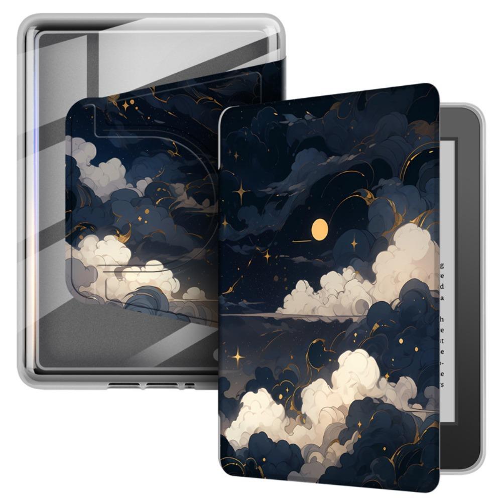 Чехол для электронной книги с функцией автоматического включения/выключения, регулируемая акриловая подставка-обложка, различные узоры для Kindle Paperwhite 5 (11-е поколение 2025) 6,8 дюйма