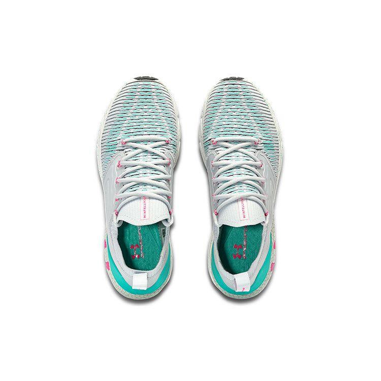 Under Armour HOVR Phantom 2 Inknt SP Удобная амортизация Дышащие низкие повседневные кроссовки для бега Унисекс кроссовки Светло-серый 3025254-100