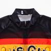 Sleek And Modern Men's Cycling Jersey Black Yellow Suitable For All Occasions