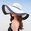 Straw Straw Hat Women's Beach Beach Outing Sun Hat Vacation Sun Protection Big Eaves Hat Summer Sun Hat Summer