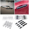 Для Honda City 2007-2013 GM2 GM3 Аксессуары Накладка на наружную дверную ручку Накладки на дверные чаши Отделка Хром Цвет под карбон Декор
