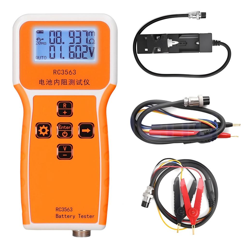 RC3563 Battery Voltage Internal Resistance Tester High-precision Trithium Lithium Iron Phosphate 18650 Battery Tester True 4wire