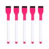 5Pcs Non-Magnetic Colored Whiteboard Pen Creative Erasable Water-Based Marker Large Capacity Environmentally Friendly Marker