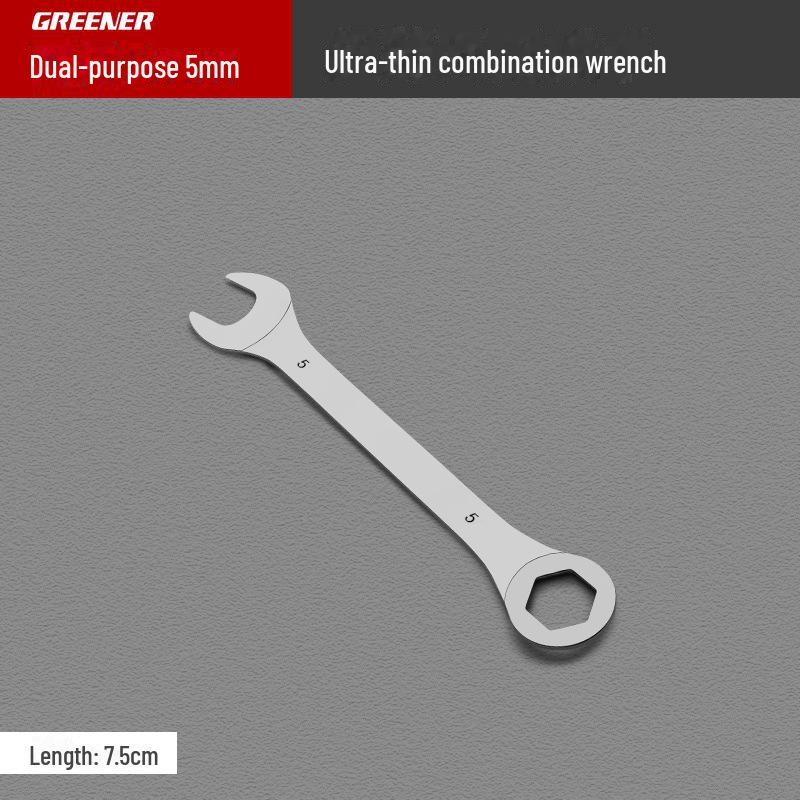Green Forest Thin Open End Wrench Set: Complete Hardware Tool Set