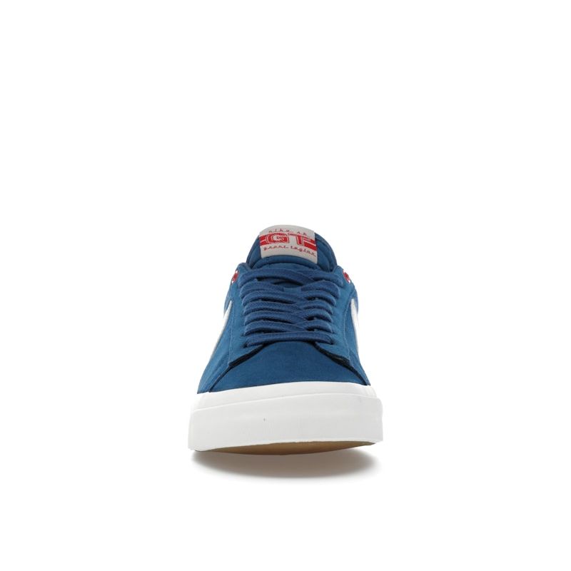 Nike Кроссовки Zoom Blazer Low Pro GT SB Court Blue Unisex University-красные Light-Orewood-коричневые DC7695-403