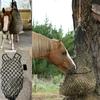 Одноразовая extra-большая сетка для сена для лошадей | Длинный сетчатый мешок-шар для сена, для лошадей, ослов, крупного рогатого скота, овец, фермы, ранчо, конюшни