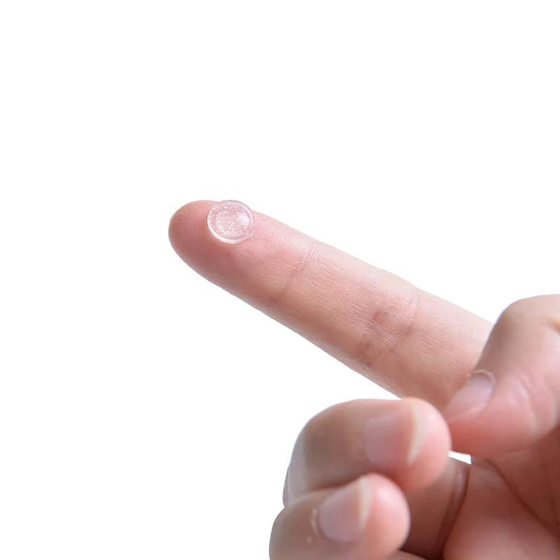 Прозрачный силиконовый противоударный гранулированный наполнитель для двери шкафа, противоударный наполнитель, бесшумная паста, буфер, противоскользящие гранулы с антиклеем