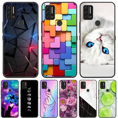 Чехол для Umidigi A7 A9 Pro Чехлы Мягкий Силикон Защитный с Рисунком Черные Чехлы для Umidigi A9 A7 Pro Funda Coque A9Pro A 9 Capa