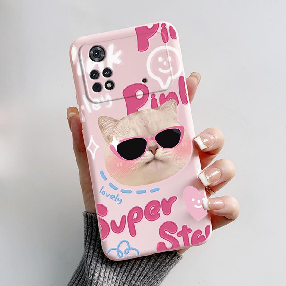 For Xiaomi Poco M4 Pro 4G Case Cute Cartoon Frog Cover Soft Silicone Phone Case For Xiaomi Poco M4 Pro PocoM4 5G Fundas Bumper