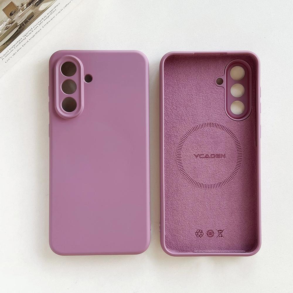 Оригинальный магнитный чехол из жидкого силикона для Samsung Galaxy S26 S25 S24 S 26 Ultra Plus S26Ultra Чехлы Беспроводная зарядка Мягкая крышка