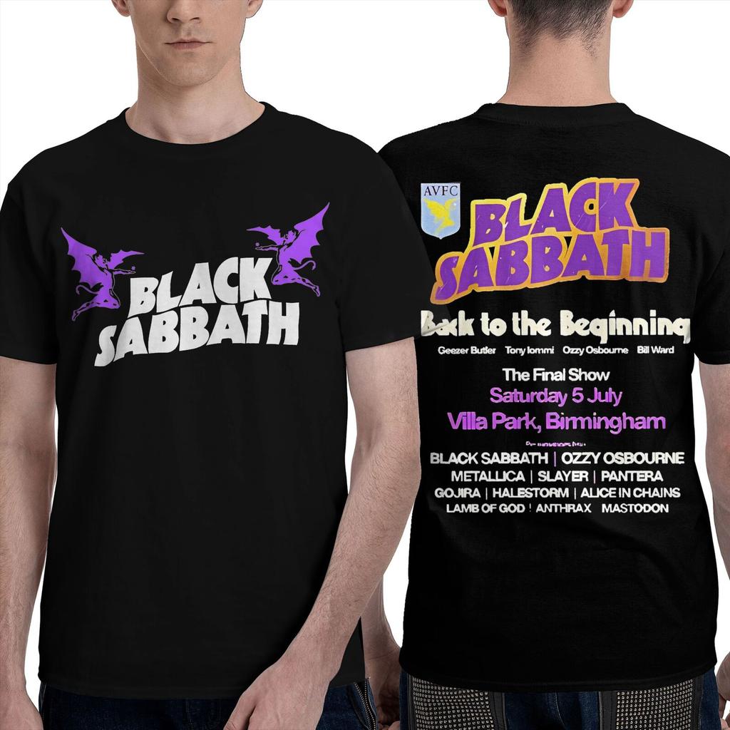 Black Sabbaths Back To The Beginning Rock Band 2025 Men Women's T Shirt Merch Funny Tees T-Shirt 100_ Cotton Adult Moto