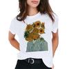 Van Gogh Oil Art Women T-Shirt Print T-Shirt Female Top Casual Streetwear Tshirt