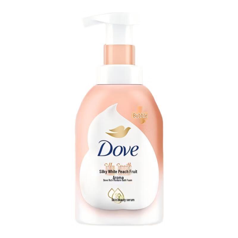 DOVE Пенка для душа с ароматом белого персика