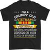 Veterans Day Shirt, Grumpy Old Vietnam Veteran Dad Men T-Shirt