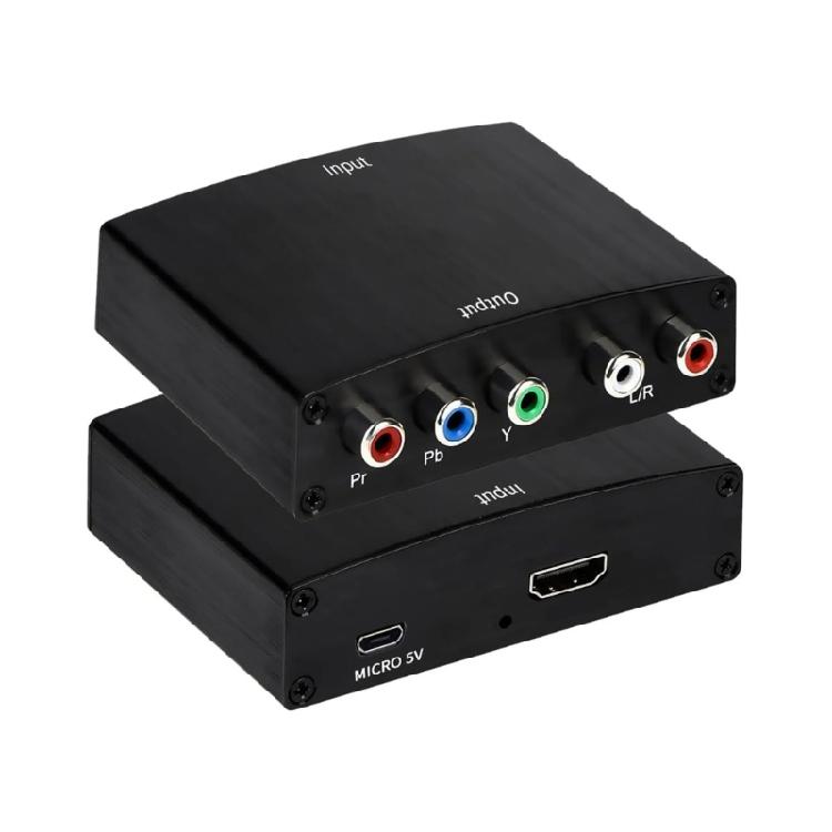 Конвертер HDTV в компонентное видео и звук Поддержка 480P 720P 1080i Вход Компонентный конвертер для проектора, консоли