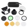 Godox Round Flash Head Accessory Kit for GODOX V1 AD100Pro Speedlite and AD200 AD200Pro H200R Flash Compatible with V1 V860II TT685 Series Strobe