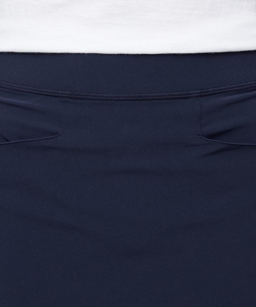 Pollolalpeulolengolpeu Back Pleated Stretch Scott - Navy