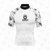 Mens UV Protection Rash Guard Short Sleeve Dive Suit Surfing Swimming Diving Water Sports