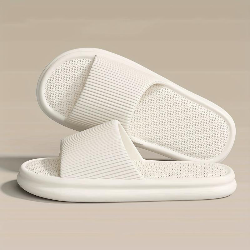 Order A Size Up Summer Slippers Flip Flops Man Indoor Home Woman Shoes EVA Soft Soled Slippers Shower Home Slides Couple Non-slip Casual Sandals