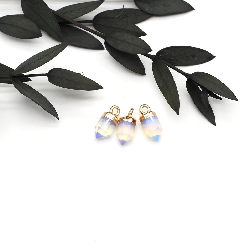 3 шт. небольшой кулон из натурального камня агаты/анетист граненый кулон для изготовления ювелирных изделий DIY ожерелье серьги браслет аксессуар