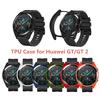 TPU Thin Soft Protector Bumper Watch Frame Case Cover for Huawei-Watch GT2 46mm