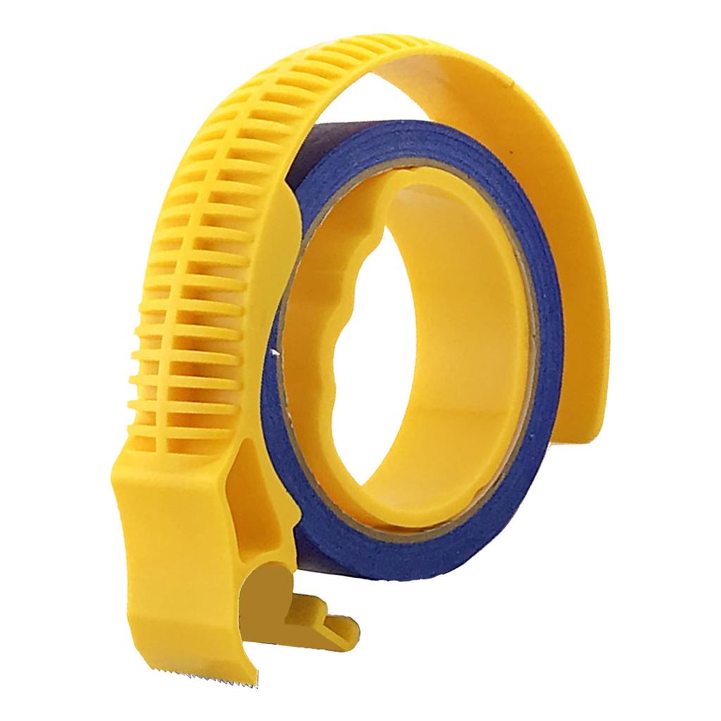 Masking Tape and Dispenser Set 25mm Width Soft Impermeable Strong Adhesive Painter Tape with