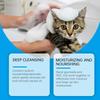 Cat Grooming Foam Mousse NonIrritating Pet Body Cleanser Moisturizing Formula for Sensitive Cats Cleaning
