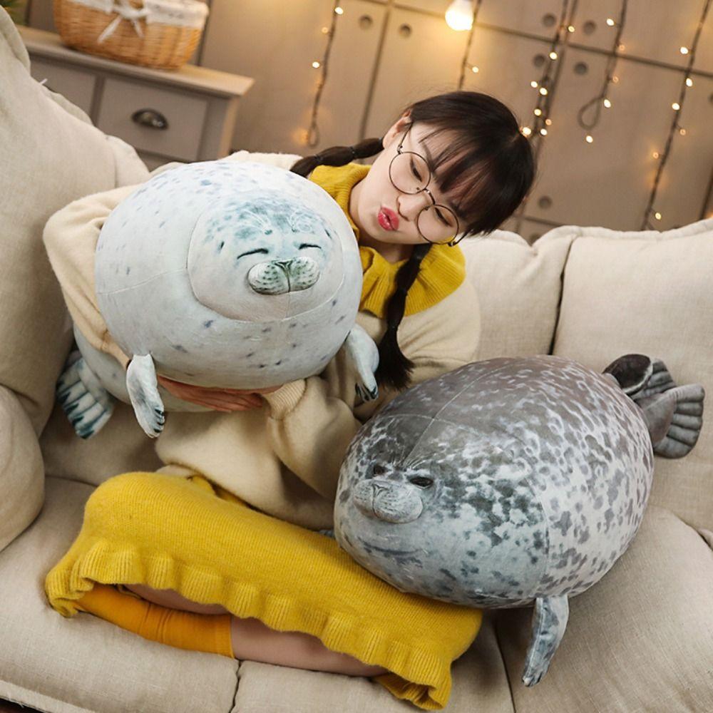 Chubby Seal Plush Toys Cute Stuffed Animal Plush Toys Trendy Gift for Boys Girls Children