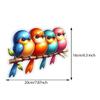 Watercolor Bird Car Sticker Vinyl Decal Waterproof Rear Window Motorcycle Camper Bumper Truck Laptop Decoration TM198