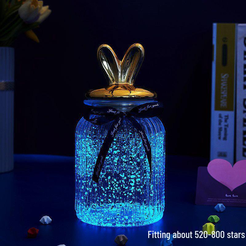 Luminous Glow-in-the-Dark Star Bottle Ornament - Creative Gift for Birthdays or Valentine's Day