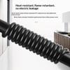 1 шт. 1,2/1,5 метра 5 футов 2-контактный 18 AWG 60°C 250 В Универсальный шнур питания Кабель Штепсель EU для типа F Cee 717 к IEC-320-C13 Черный