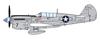 Hasegawa Warhawk Natural Metal Aces Plastic Model 07516 1/48 P-40N