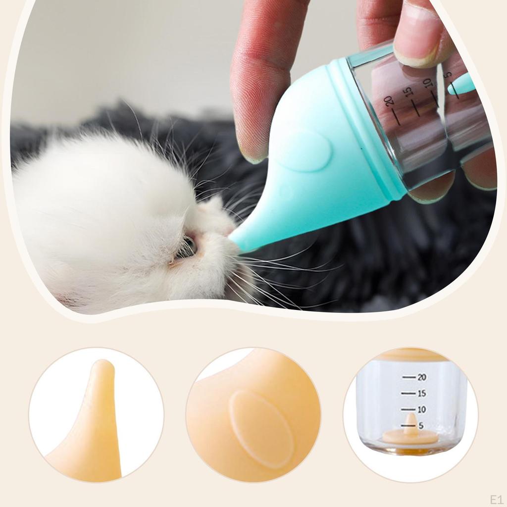 Бутылочка для кормления котят Аксессуар для кормления животных Многофункциональный дизайн против удушья
