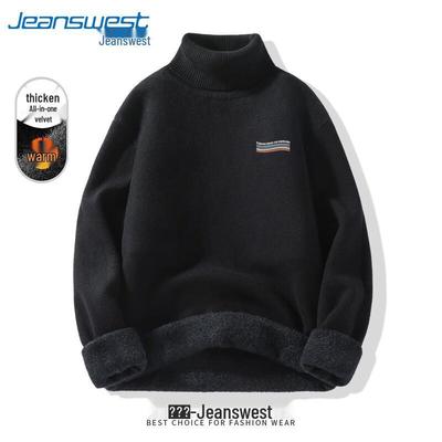 Мужской свитер с воротником-гольф на флисовой подкладке Jeanswest