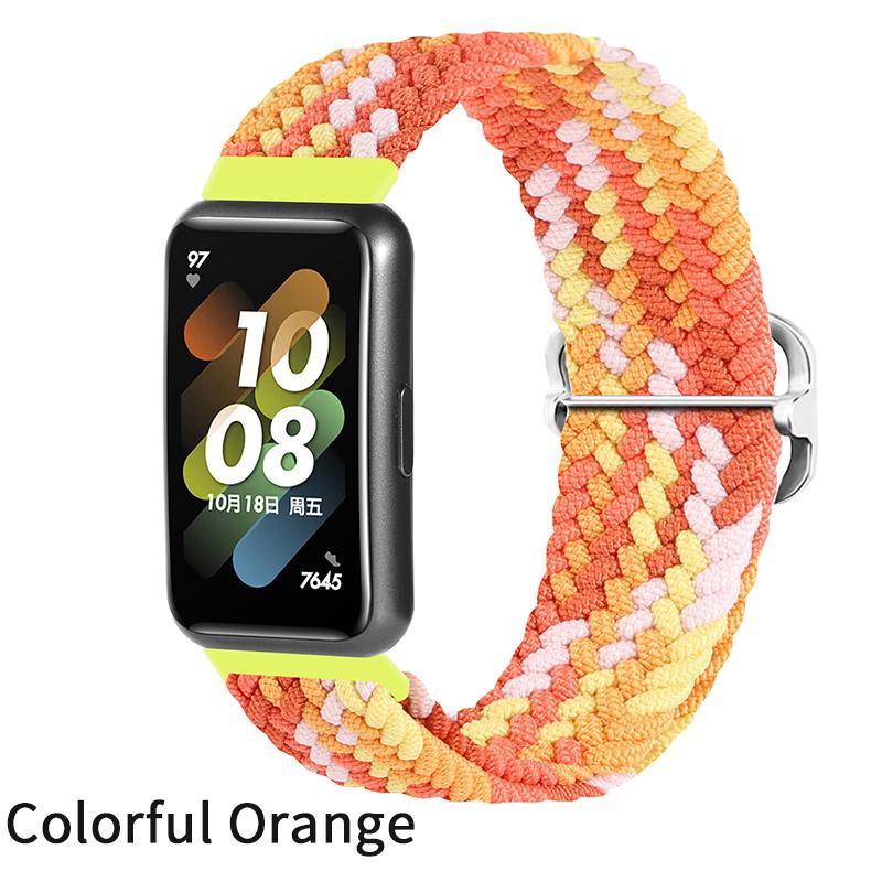 Регулируемый нейлоновый ремешок для Huawei Band 7, дышащий 7NFC, запасные аксессуары, эластичный браслет для браслета Huawei Band7